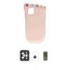 MARSİLYAN™- iPhone 15 Pro Max Kılıf Akış Yansıma - Siyah Joko Magic 5D Hayalet Cam + PVD Metal Kamera Lens - GI