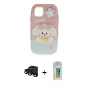 MARSİLYAN™- iPhone 15 Pro Max Kılıf Akış Yansıma - Siyah Polymer Nano Ekran Koruyucu + Raze Metal Kamera Lens - SH