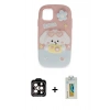MARSİLYAN™- iPhone 15 Pro Max Kılıf Akış Yansıma - Siyah Polymer Nano Ekran Koruyucu + PVD Metal Kamera Lens - TU