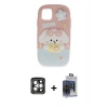 MARSİLYAN™- iPhone 15 Pro Max Kılıf Akış Yansıma - Siyah Vanessa Magic Cam + PVD Metal Kamera Lens - GI