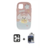 MARSİLYAN™- iPhone 15 Pro Max Kılıf Akış Yansıma - Siyah Vanessa Magic Cam + PVD Metal Kamera Lens - GS
