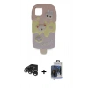 MARSİLYAN™- iPhone 15 Pro Max Kılıf Akış Yansıma - Siyah Vanessa Magic Cam + Raze Metal Kamera Lens - GS