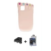 MARSİLYAN™- iPhone 15 Pro Max Kılıf Akış Yansıma - Siyah Vanessa Magic Cam + Raze Metal Kamera Lens - GS
