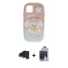 MARSİLYAN™- iPhone 15 Pro Max Kılıf Akış Yansıma - Siyah Vanessa Magic Cam + Raze Metal Kamera Lens - TMGI