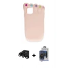 MARSİLYAN™- iPhone 15 Pro Max Kılıf Akış Yansıma - Siyah Vanessa Magic Cam + Siyah Raze Metal Kamera Lens