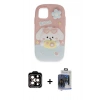MARSİLYAN™- iPhone 15 Pro Max Kılıf Akış Yansıma - Siyah Vanessa Magic Cam + PVD Metal Kamera Lens - TU