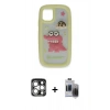 MARSİLYAN™- iPhone 15 Pro Max Kılıf Akış Yansıma - Siyah Vanessa Magic Hayalet Cam + PVD Metal Kamera Lens - GS
