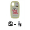 MARSİLYAN™- iPhone 15 Pro Max Kılıf Akış Yansıma - Siyah Vanessa Magic Hayalet Cam + PVD Metal Kamera Lens - SH