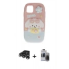 MARSİLYAN™- iPhone 15 Pro Max Kılıf Akış Yansıma - Siyah Vanessa Magic Hayalet Cam + Raze Metal Kamera Lens - GS