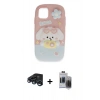 MARSİLYAN™- iPhone 15 Pro Max Kılıf Akış Yansıma - Siyah Vanessa Magic Hayalet Cam + Raze Metal Kamera Lens - LT