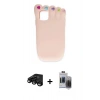 MARSİLYAN™- iPhone 15 Pro Max Kılıf Akış Yansıma - Siyah Vanessa Magic Hayalet Cam + Raze Metal Kamera Lens - SH