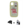 MARSİLYAN™- iPhone 15 Pro Max Kılıf Akış Yansıma - Siyah Vanessa Magic Hayalet Cam + Raze Metal Kamera Lens - GS