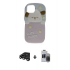 MARSİLYAN™- iPhone 15 Pro Max Kılıf Akış Yansıma - Siyah Vanessa Magic Hayalet Cam + Raze Metal Kamera Lens - TMGI