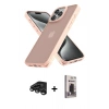 MARSİLYAN™- iPhone 15 Pro Max Kılıf Atlas Form - Siyah Bilvis Hayalet Cam Ekran Koruyucu + Raze Metal Kamera Lens - TMGI