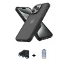 MARSİLYAN™- iPhone 15 Pro Max Kılıf Atlas Form - Siyah Joko Magic 5D Cam + Raze Metal Kamera Lens - LT