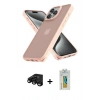 MARSİLYAN™- iPhone 15 Pro Max Kılıf Atlas Form - Siyah Polymer Nano Ekran Koruyucu + Raze Metal Kamera Lens - SH