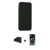 MARSİLYAN™- iPhone 15 Pro Max Kılıf Atlas Minimal Prime - Şeffaf 360 Full Body Arka Koruyucu + Raze Metal Kamera Lens - SH
