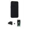 MARSİLYAN™- iPhone 15 Pro Max Kılıf Atlas Minimal Prime - Şeffaf 360 Full Body Arka Koruyucu + Raze Metal Kamera Lens - SH