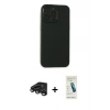 MARSİLYAN™- iPhone 15 Pro Max Kılıf Atlas Minimal Prime - Şeffaf Pasifik Cam Ekran Koruyucu + Raze Metal Kamera Lens - TMGI