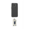 MARSİLYAN™- iPhone 15 Pro Max Kılıf Atlas Minimal Prime - Siyah Bilvis Hayalet Cam Ekran Koruyucu