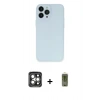 MARSİLYAN™- iPhone 15 Pro Max Kılıf Atlas Minimal Prime - Siyah Joko Magic 5D Hayalet Cam + PVD Metal Kamera Lens - GI