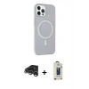 MARSİLYAN™- iPhone 15 Pro Max Kılıf Çekirdek Modern Prime - Siyah Bilvis Hayalet Cam Ekran Koruyucu + Raze Metal Kamera Lens - GS