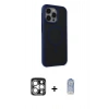 MARSİLYAN™- iPhone 15 Pro Max Kılıf Çekirdek Yansıma Prime - Siyah Joko Magic 5D Cam + PVD Metal Kamera Lens - GS