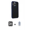 MARSİLYAN™- iPhone 15 Pro Max Kılıf Çekirdek Yansıma Prime - Siyah Joko Magic 5D Cam + PVD Metal Kamera Lens - SH