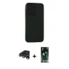 MARSİLYAN™- iPhone 15 Pro Max Kılıf Doruk Asil Koleksiyonu - Şeffaf 360 Full Body Arka Koruyucu + Raze Metal Kamera Lens - GS