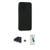 MARSİLYAN™- iPhone 15 Pro Max Kılıf Doruk Asil Koleksiyonu - Şeffaf Pasifik Cam Ekran Koruyucu + Raze Metal Kamera Lens - LT