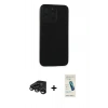 MARSİLYAN™- iPhone 15 Pro Max Kılıf Doruk Asil Koleksiyonu - Şeffaf Pasifik Cam Ekran Koruyucu + Raze Metal Kamera Lens - TMGI