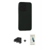 MARSİLYAN™- iPhone 15 Pro Max Kılıf Doruk Asil Koleksiyonu - Şeffaf Pasifik Cam Ekran Koruyucu + Raze Metal Kamera Lens - TMGI