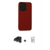MARSİLYAN™- iPhone 15 Pro Max Kılıf Doruk Asil Koleksiyonu - Siyah Bilvis 0.18mm Plus Cam Ekran Koruyucu + Raze Metal Kamera Lens - GS