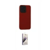 MARSİLYAN™- iPhone 15 Pro Max Kılıf Doruk Asil Koleksiyonu - Siyah Bilvis 3D Mat Cam Ekran Koruyucu