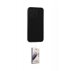 MARSİLYAN™- iPhone 15 Pro Max Kılıf Doruk Asil Koleksiyonu - Siyah Bilvis 3D Mat Cam Ekran Koruyucu