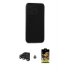 MARSİLYAN™- iPhone 15 Pro Max Kılıf Doruk Asil Koleksiyonu - Siyah Buffer Cam Ekran Koruyucu + Raze Metal Kamera Lens - TMGI