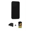 MARSİLYAN™- iPhone 15 Pro Max Kılıf Doruk Asil Koleksiyonu - Siyah Buffer Cam Ekran Koruyucu + Raze Metal Kamera Lens - SH