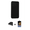 MARSİLYAN™- iPhone 15 Pro Max Kılıf Doruk Asil Koleksiyonu - Siyah Buffer Hayalet Cam Ekran Koruyucu + Raze Metal Kamera Lens - GS