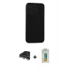 MARSİLYAN™- iPhone 15 Pro Max Kılıf Doruk Asil Koleksiyonu - Siyah Polymer Nano Ekran Koruyucu + Raze Metal Kamera Lens - GS