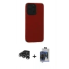 MARSİLYAN™- iPhone 15 Pro Max Kılıf Doruk Asil Koleksiyonu - Siyah Vanessa Magic Cam + Raze Metal Kamera Lens - GS