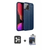 MARSİLYAN™- iPhone 15 Pro Max Kılıf Doruk Klasik Özel Seri - Siyah Vanessa Magic Cam + PVD Metal Kamera Lens - GI