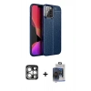 MARSİLYAN™- iPhone 15 Pro Max Kılıf Doruk Klasik Özel Seri - Siyah Vanessa Magic Cam + PVD Metal Kamera Lens - GS