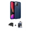 MARSİLYAN™- iPhone 15 Pro Max Kılıf Doruk Klasik Özel Seri - Siyah Vanessa Magic Cam + Raze Metal Kamera Lens - GS