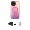 MARSİLYAN™- iPhone 15 Pro Max Kılıf Doruk Klasik Prime - Siyah Bilvis 0.18mm Plus Cam Ekran Koruyucu + Raze Metal Kamera Lens - LT