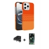 MARSİLYAN™- iPhone 15 Pro Max Kılıf Doruk Serisi - Siyah 360 Mat Full Body Arka Koruyucu + Raze Metal Kamera Lens - GS