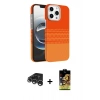 MARSİLYAN™- iPhone 15 Pro Max Kılıf Doruk Serisi - Siyah Buffer Cam Ekran Koruyucu + Raze Metal Kamera Lens - GS