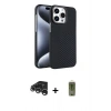MARSİLYAN™- iPhone 15 Pro Max Kılıf Doruk Serisi - Siyah Joko Magic 5D Hayalet Cam + Raze Metal Kamera Lens - GS