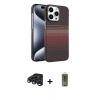 MARSİLYAN™- iPhone 15 Pro Max Kılıf Doruk Serisi - Siyah Joko Magic 5D Hayalet Cam + Raze Metal Kamera Lens - LT
