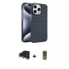 MARSİLYAN™- iPhone 15 Pro Max Kılıf Doruk Serisi - Siyah Joko Magic 5D Hayalet Cam + Raze Metal Kamera Lens - LT
