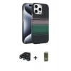 MARSİLYAN™- iPhone 15 Pro Max Kılıf Doruk Serisi - Siyah Joko Magic 5D Hayalet Cam + Raze Metal Kamera Lens - LT